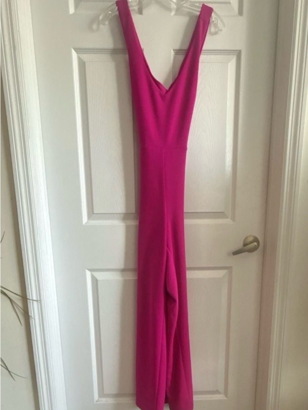 Nookie Fuchsia Sleeveless V-Neck Maxi Dress